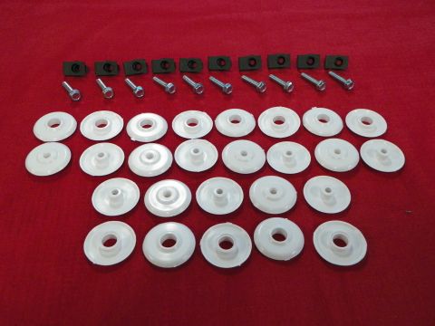 GRILLE FASTENER KIT 1970 DODGE CHARGER CORRECT WHITE